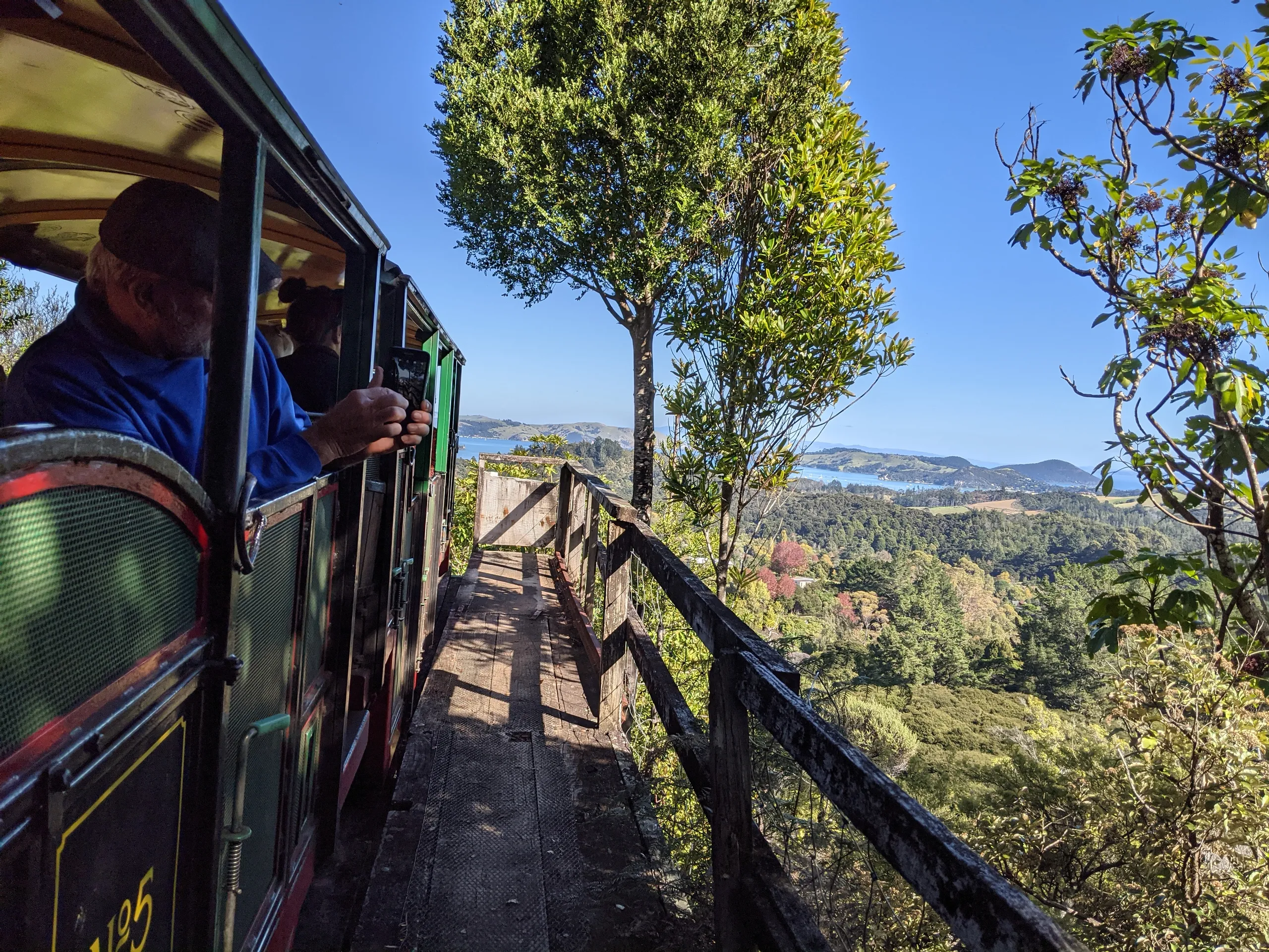 Driving Creek Railway provided great views and offbeat entertainment